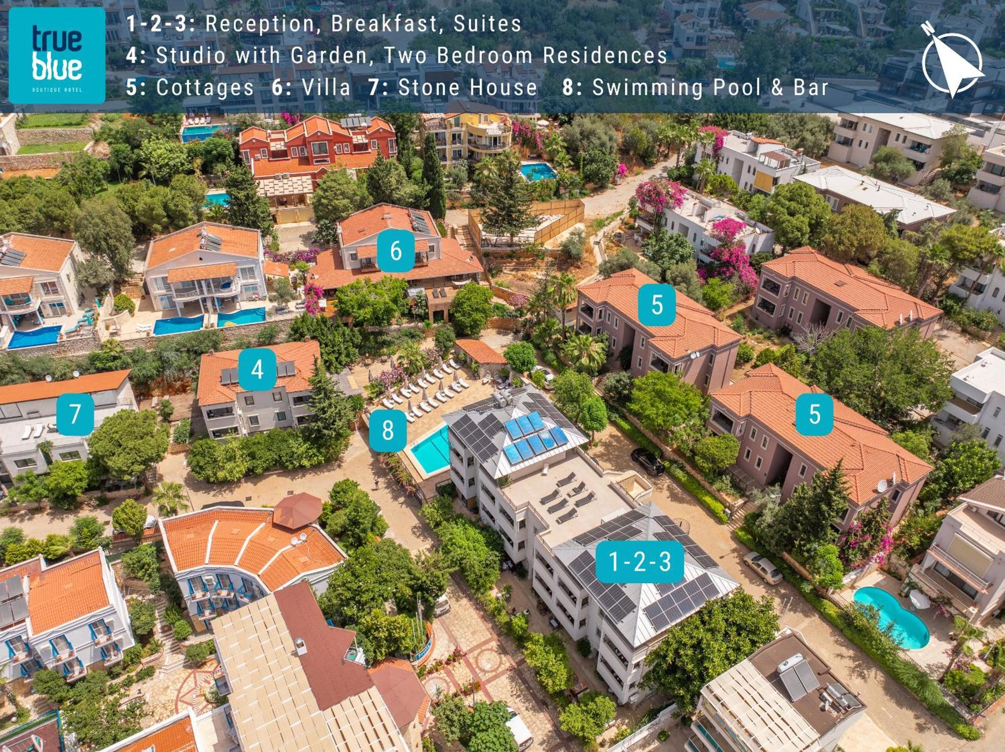 True Blue Boutique Hotel Kalkan Esterno foto